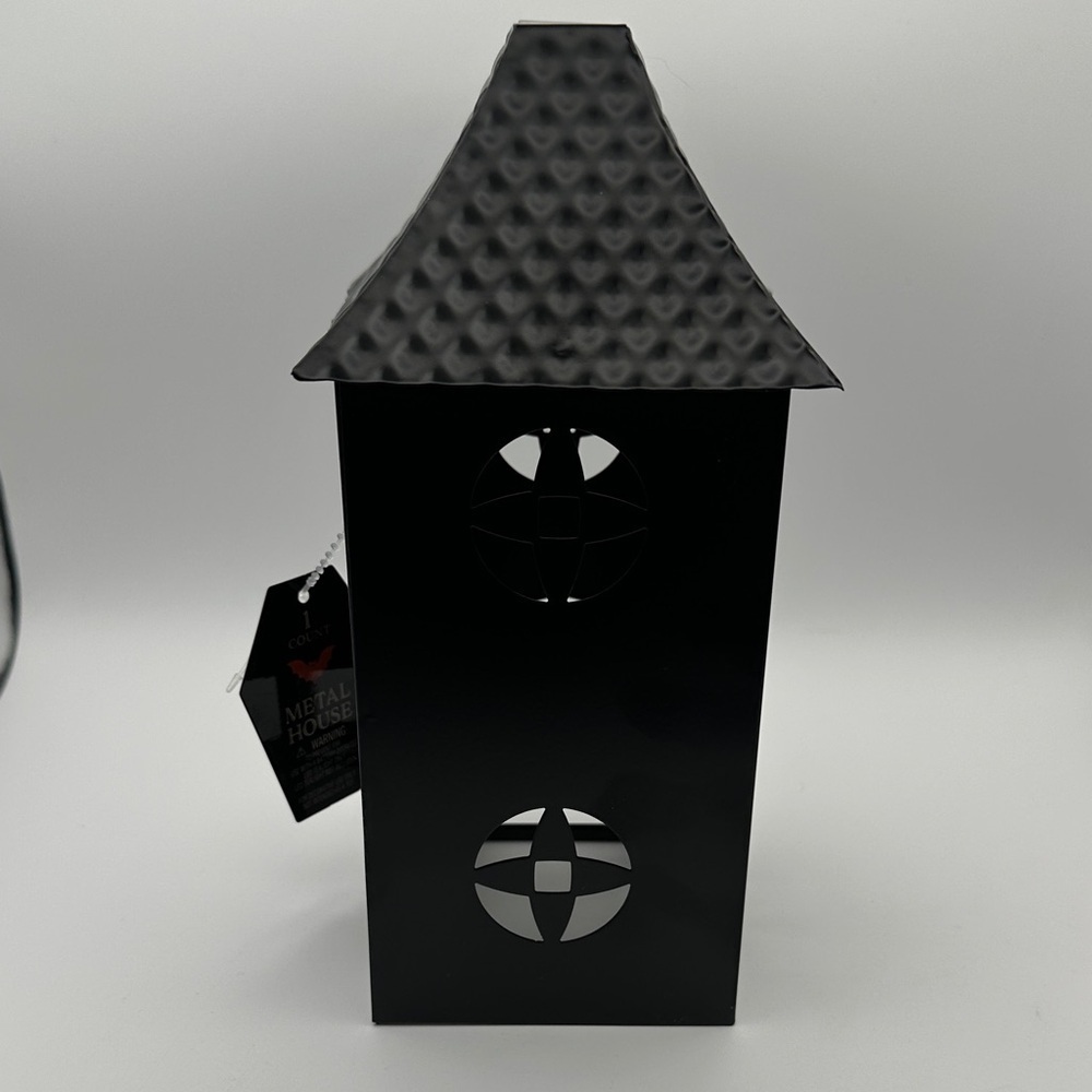 Metal Haunted House Tea Light Decor - Picture 8 of 9